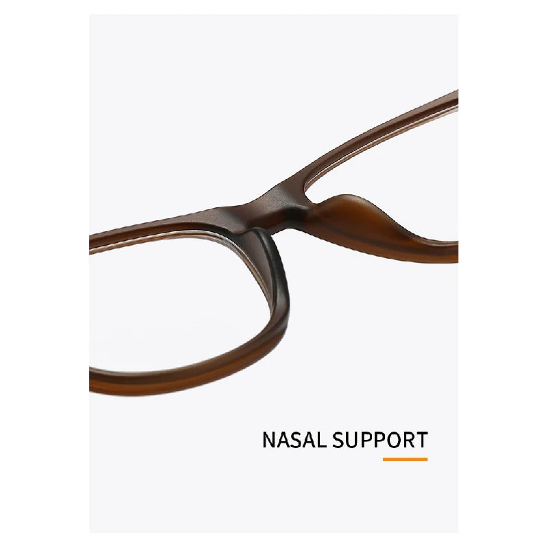 Muzz 78080 unisex square TR90 sports prescription eyeglasses — view 3