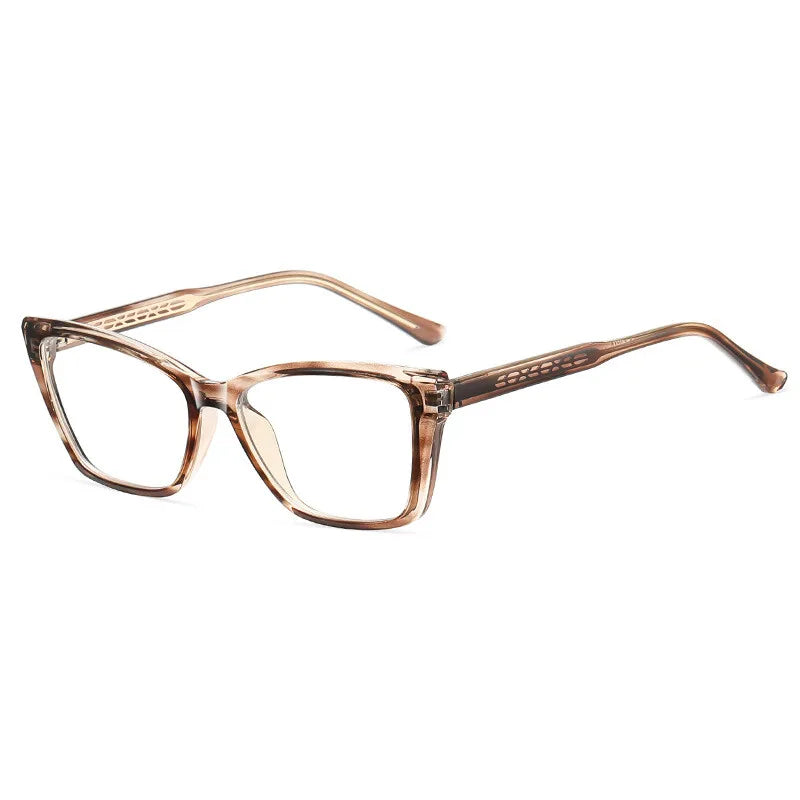 CCspace Women's Full Rim Square Tr 90 Alloy Reading Glasses 311649