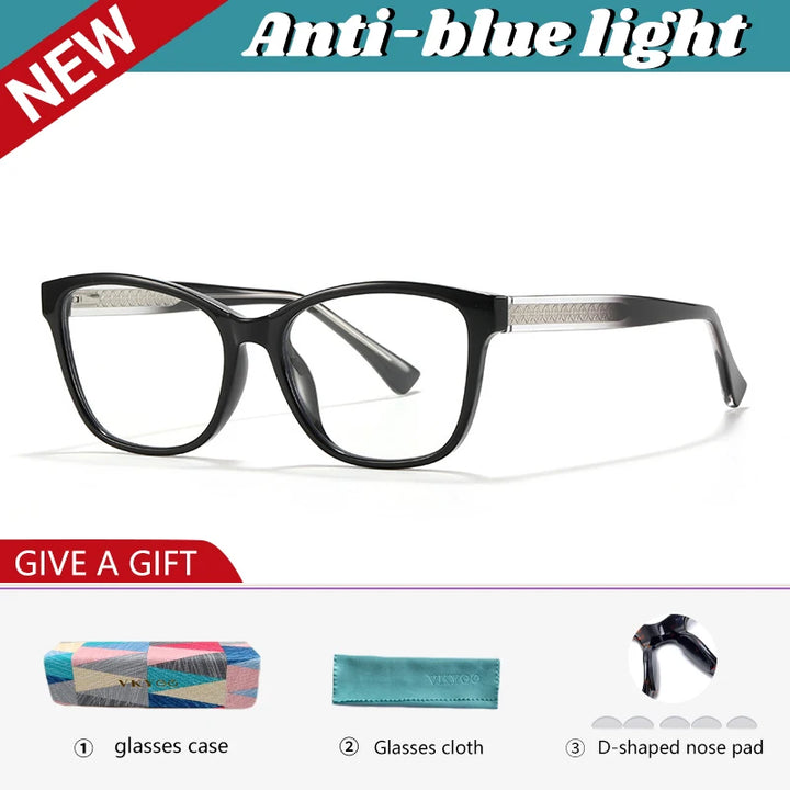 Vicky Women's Full Rim Cat Eye Alloy Tr 90 Reading Glasses 727022