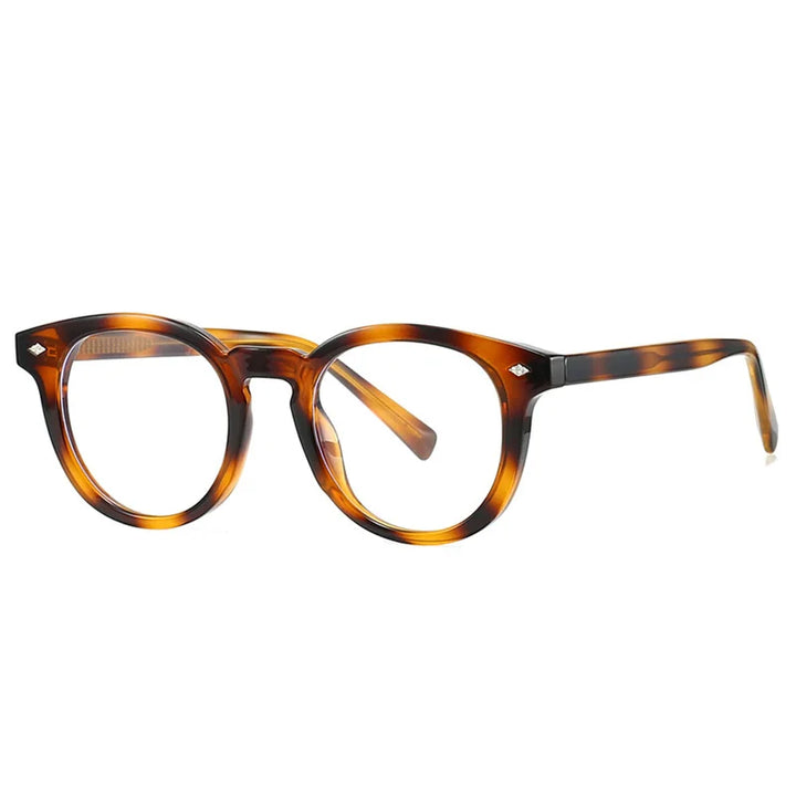 Kocolior Unisex Full Rim Round Tr 90 Photochromic Reading Glasses 28020