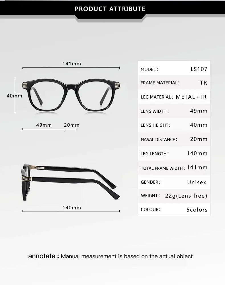 Vicky Women's Full Rim Square Round Tr 90 Titanium Reading Glasses 313107