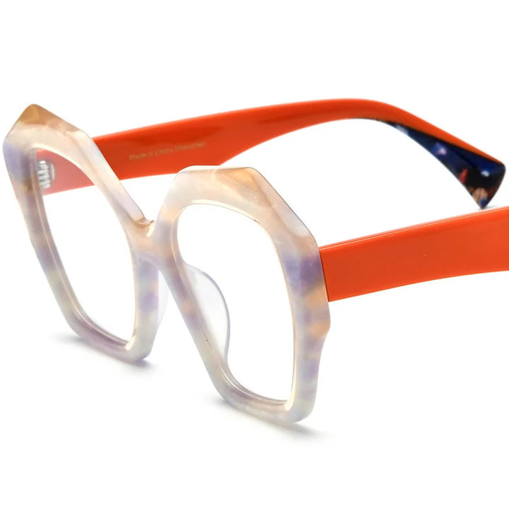 Summer Flower Women's Full Rim Butterfly Acetate Eyeglasses 619359