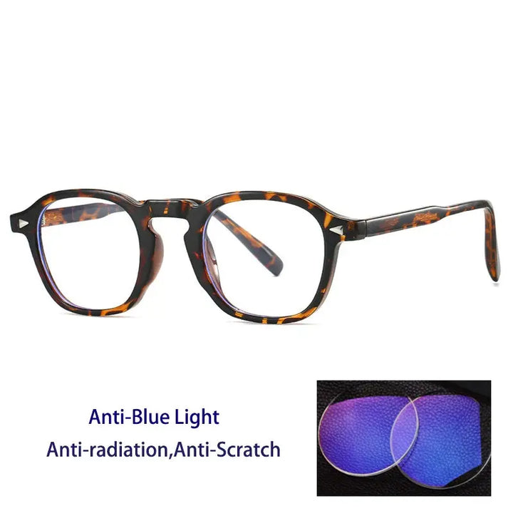 Kocolior 280091 Unisex Tr 90 Alloy Full Rim Oval Round Frames FuzWeb