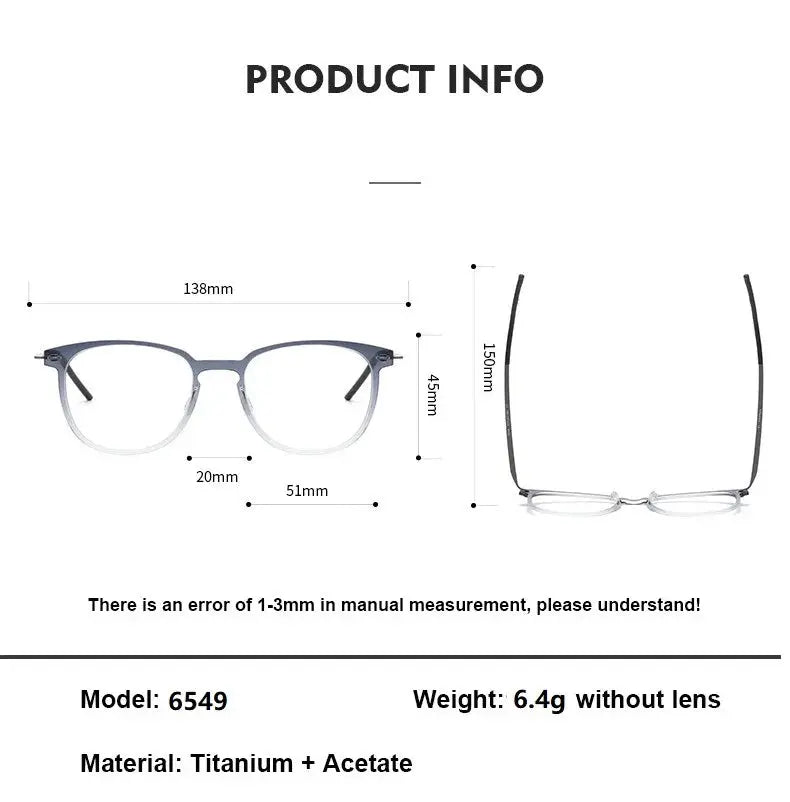 Bobbie Full Rim 654900 Women’s Polygon Acetate Titanium Frames FuzWeb