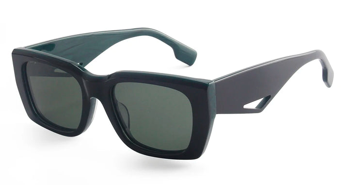 Esnbie Men's Full Rim Square Acetate Sunglasses 240751