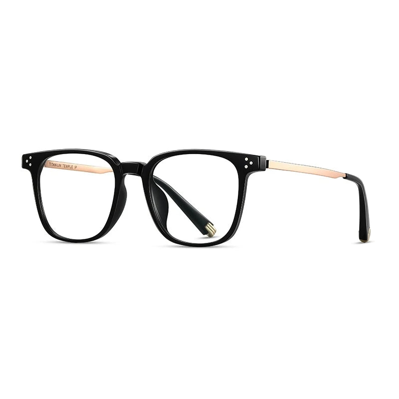 Yimaruili Unisex Full Rim Oval TR-90 Titanium Eyeglasses TR4001 — view 4 | Yimaruili at FuzWeb