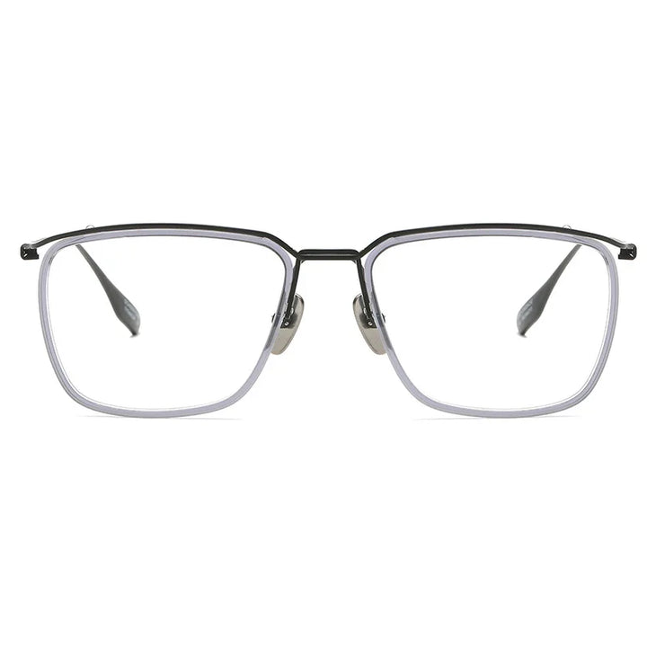 Aimee Unisex Full Rim Square Titanium Acetate Eyeglasses 20106 Full Rim Aimee   