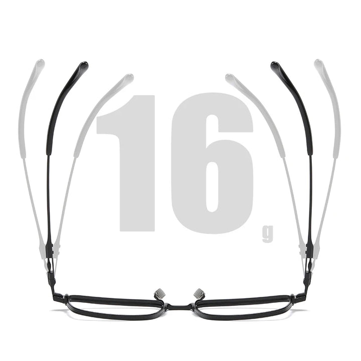 Muzz 07527 men's pure titanium prescription eyeglasses — view 11