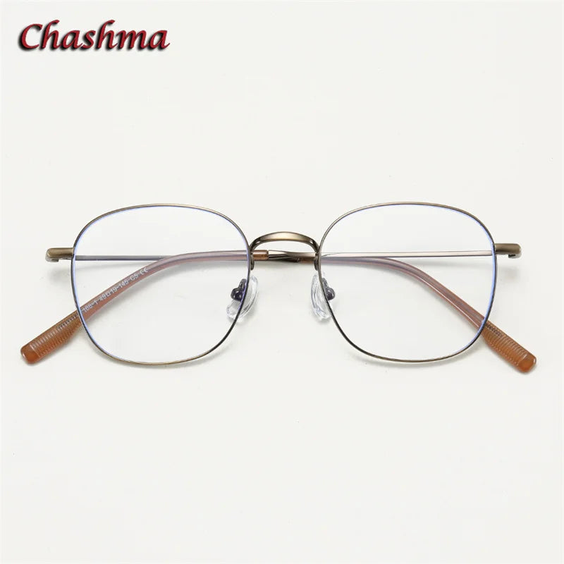Chashma Ochki Women's Full Rim Oval Square Alloy Eyeglasses 70168