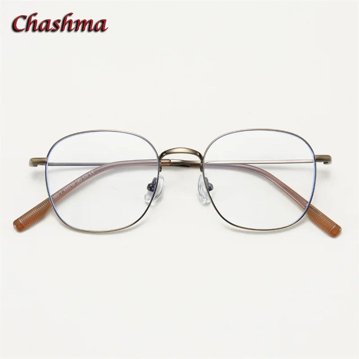 Chashma Ochki Women's Full Rim Oval Square Alloy Eyeglasses 70168