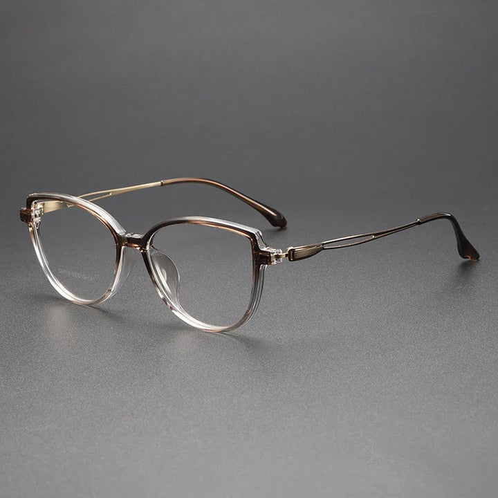 Momoja Women's Full Rim Oval Butterfly Tr 90 Alloy Eyeglasses 726016