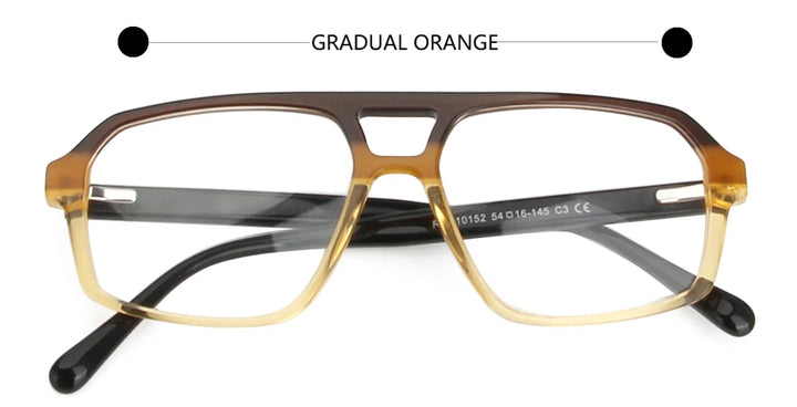 Esnbie Unisex Full Rim Pilot Acetate Eyeglasses RDA-10152