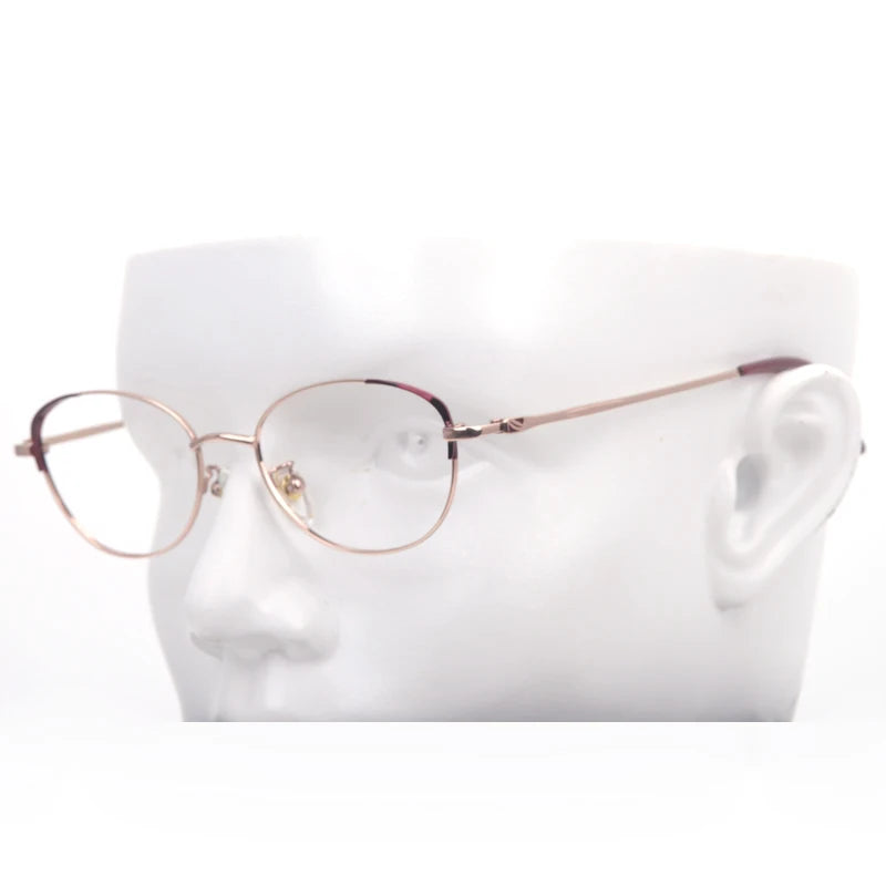 Muzz 35176 women's IP titanium prescription eyeglasses — view 6