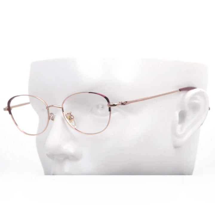Muzz 35176 women's IP titanium prescription eyeglasses — view 6