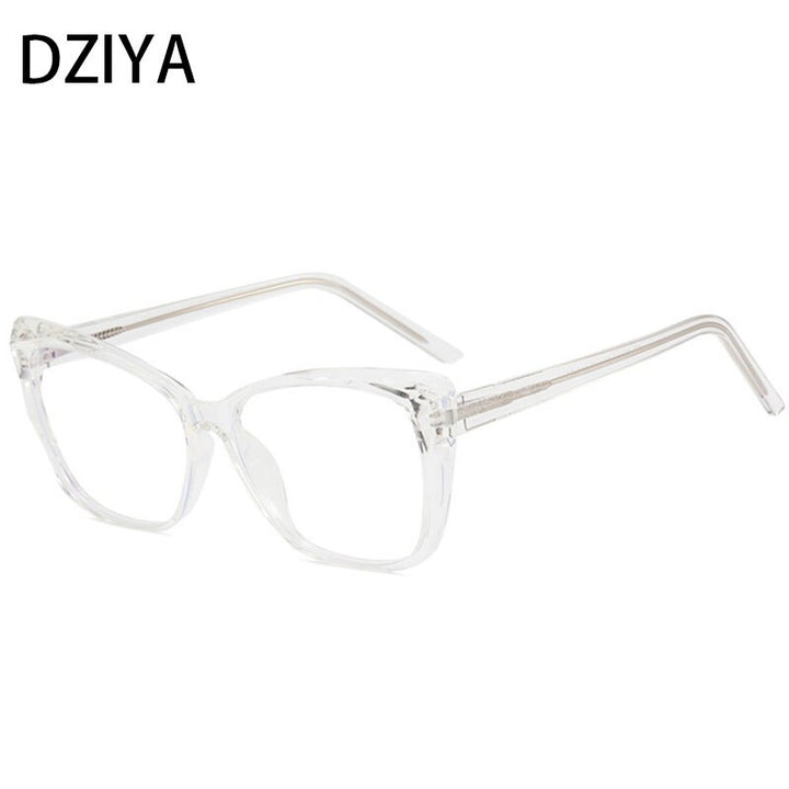 Dziya Unisex Full Rim Square Cat Eye Tr 90 Titanium Presbyopic Reading Glasses 60861 Reading Glasses Dziya +25 C7 