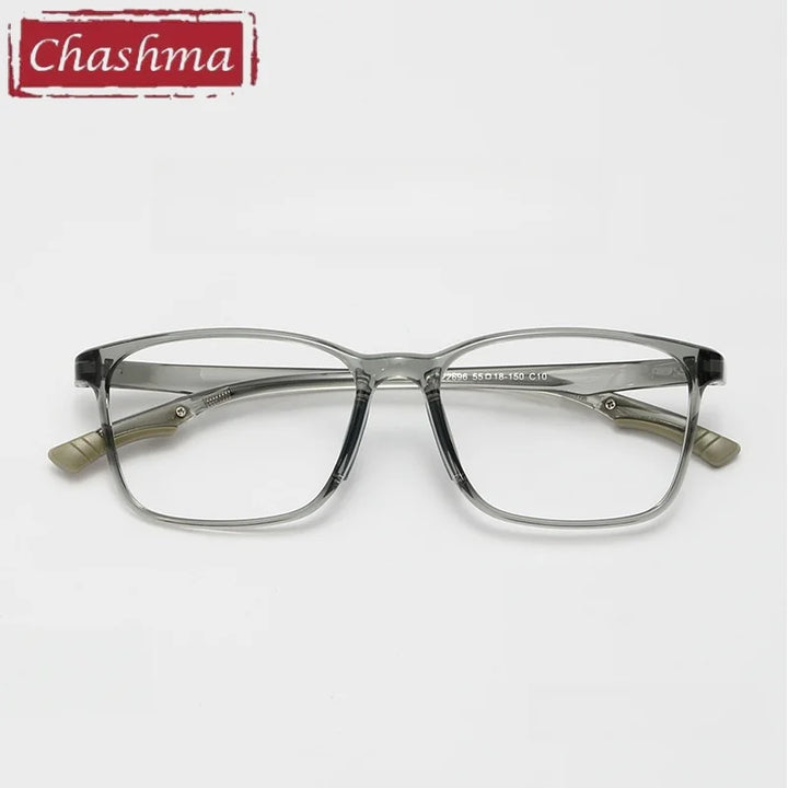 Chashma Ochki Unisex Full Rim Square Brow Line Tr 90 Eyeglasses 822696