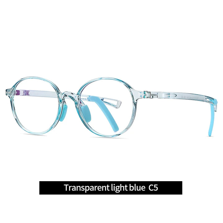 Vicky Youth Unisex Full Rim Round Tr 90 Titanium Eyeglasses 5115 Full Rim Vicky TR5115-C5 CHINA 