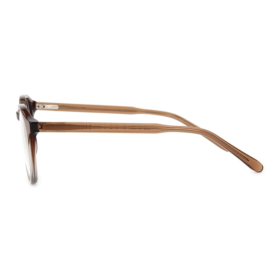 Esnbie Unisex Full Rim Round Acetate Eyeglasses 602-SA221