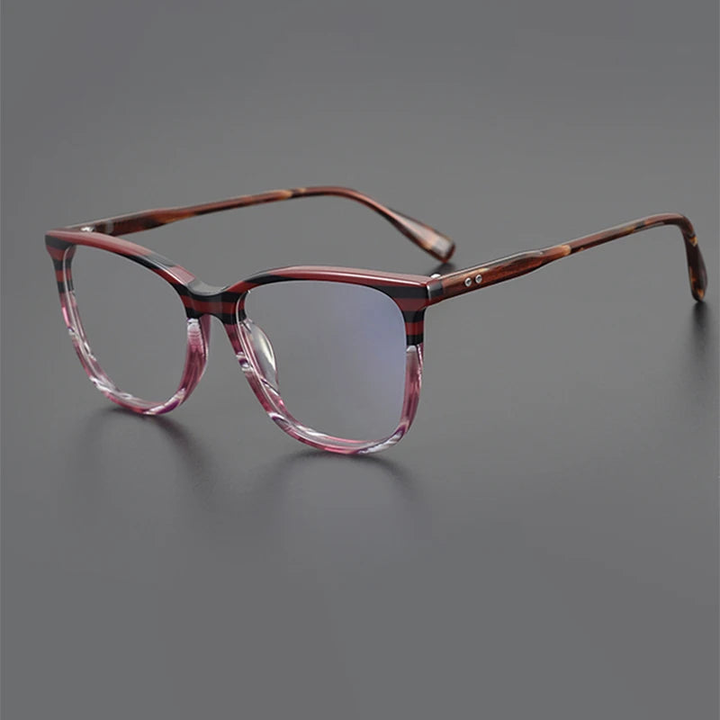 Nobler Unisex Full Rim Square Acetate Eyeglasses 19328 Full Rim Nobler C6  