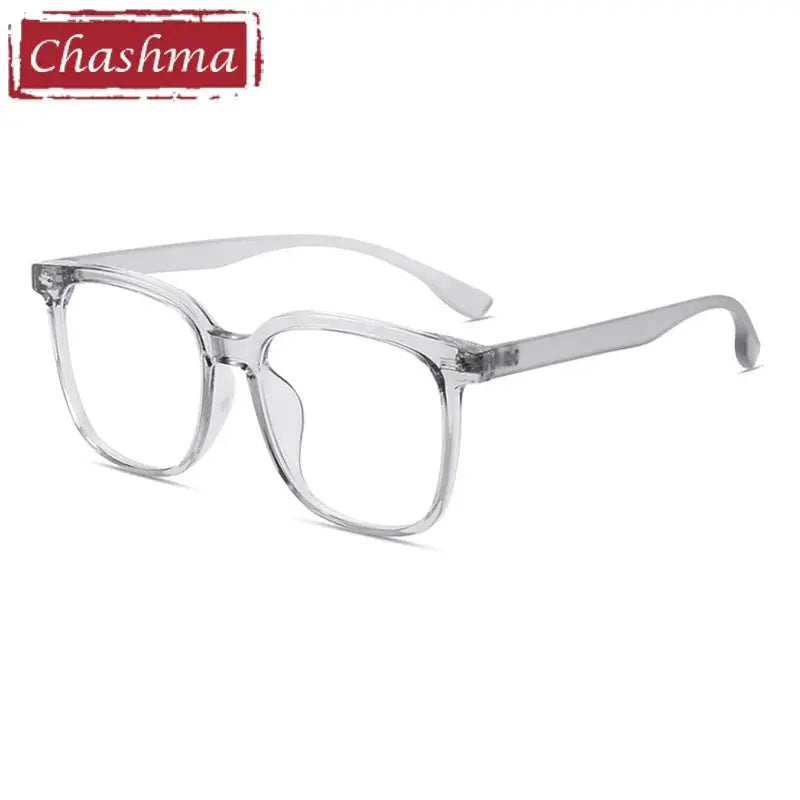 Chashma Ottica Unisex Full Rim Square Tr 90 Titanium Eyeglasses 9056.