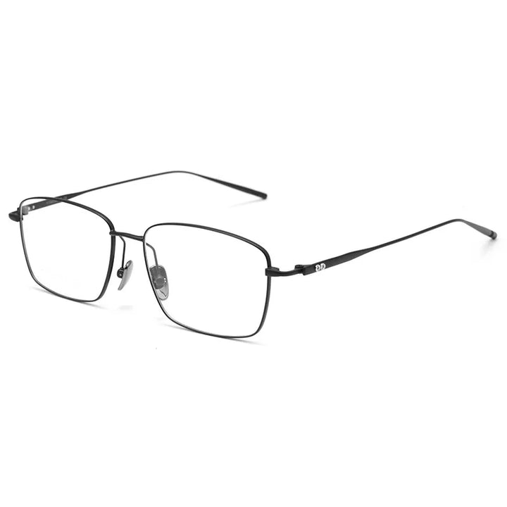 Xbora Unisex Full Rim Polygon Square Titanium Eyeglasses 177556