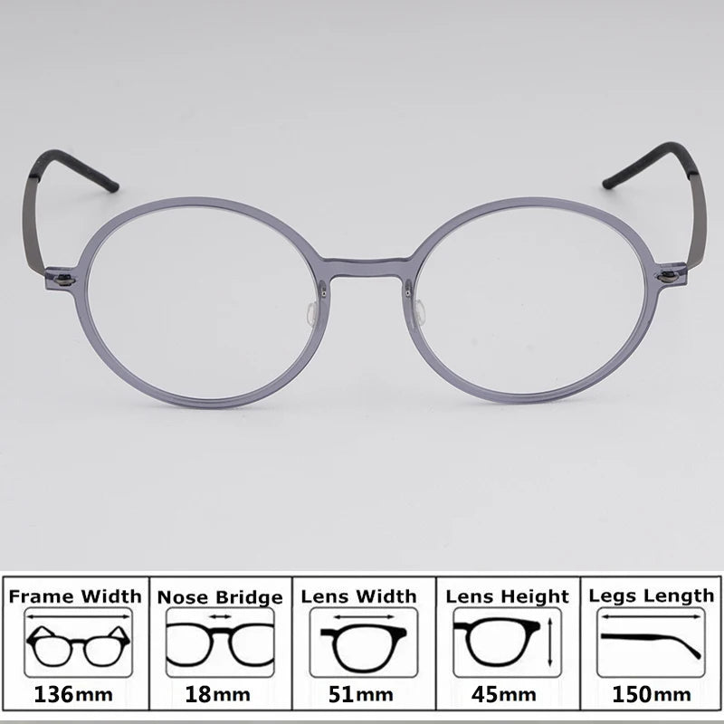 Bobbie Unisex Full Rim Square Acetate Eyeglasses 65-Series