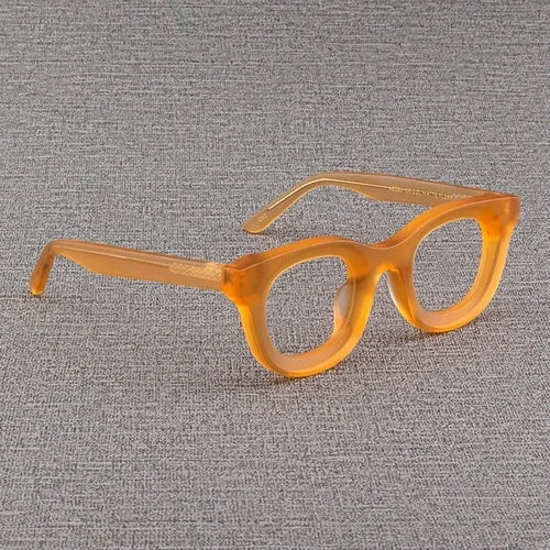 Hewei Unisex Full Rim Square Thick Acetate Eyeglasses 31512 Full Rim Hewei C16 CHINA 