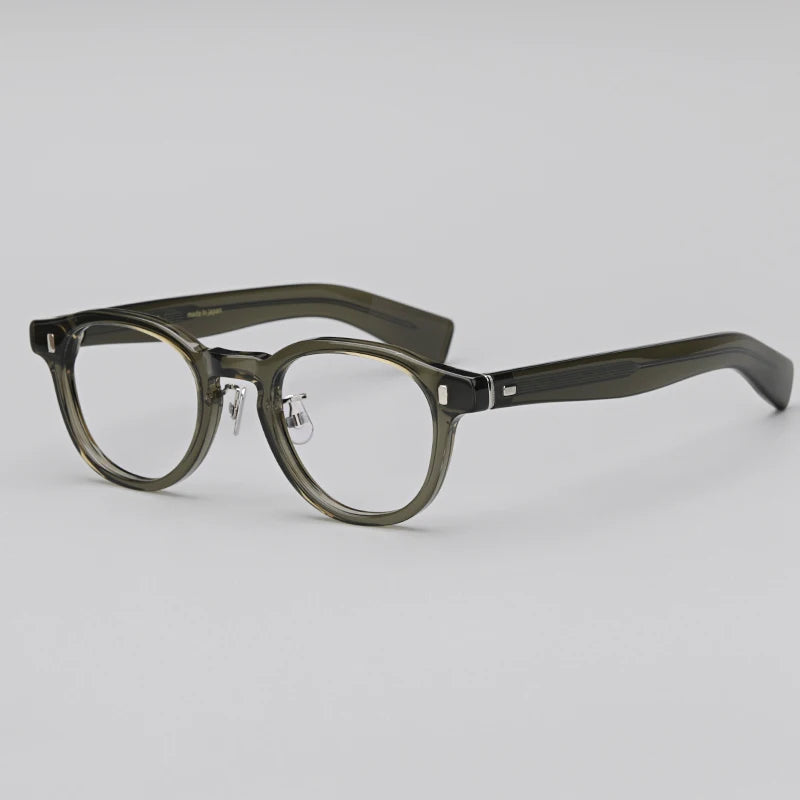Hewei Unisex Full Rim Square Acetate Eyeglasses 0027 Full Rim Hewei C4  