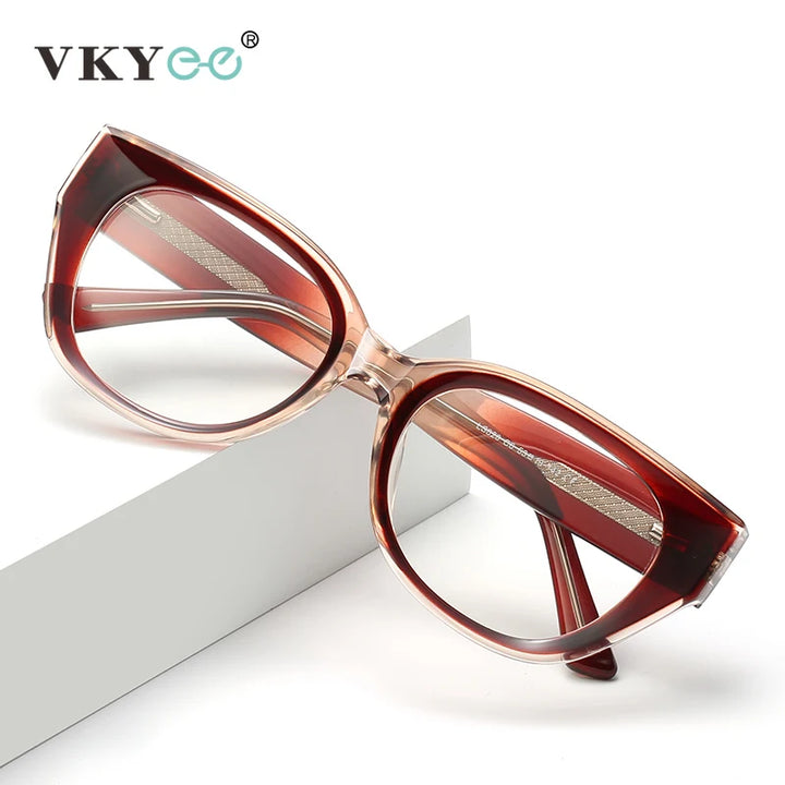 Vicky Unisex Full Rim Oval Tr 90 Titanium Reading Glasses 97020