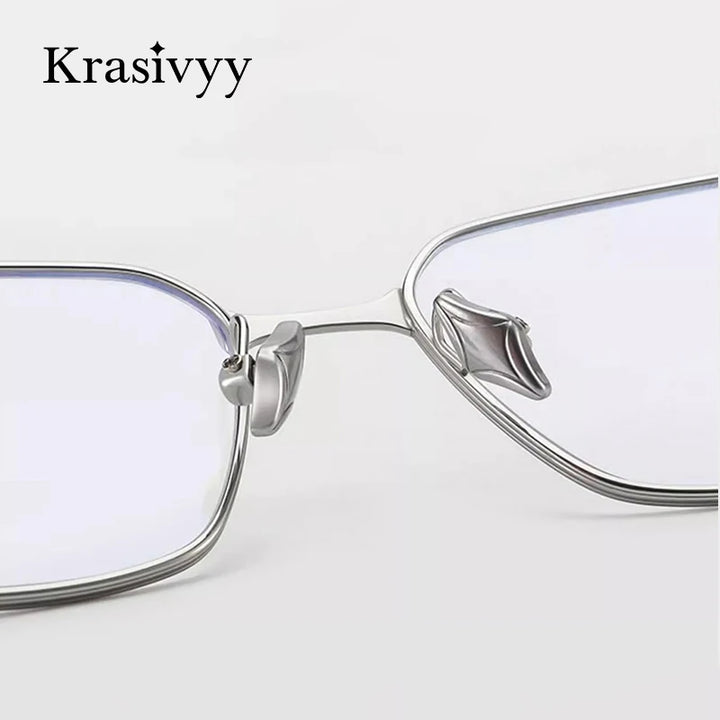 Krasivyy Women's Full Rim Square Titanium Eyeglasses A2015 Full Rim Krasivyy   