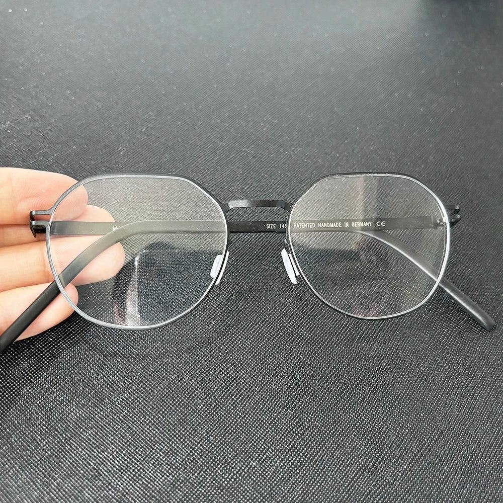 Bobbie Women's Full Rim Flat Top Round Steel Eyeglasses 421949