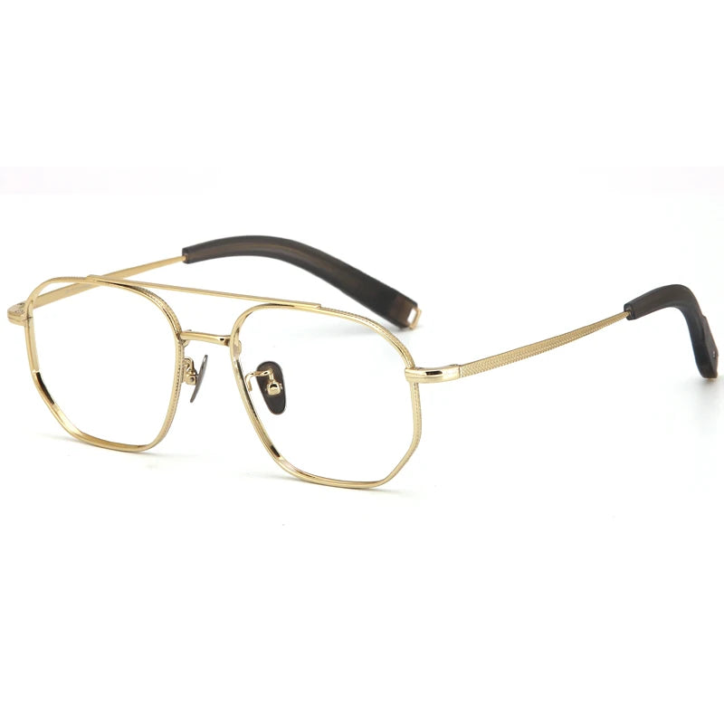 Muzz W7518 unisex IP titanium prescription eyeglasses — view 3