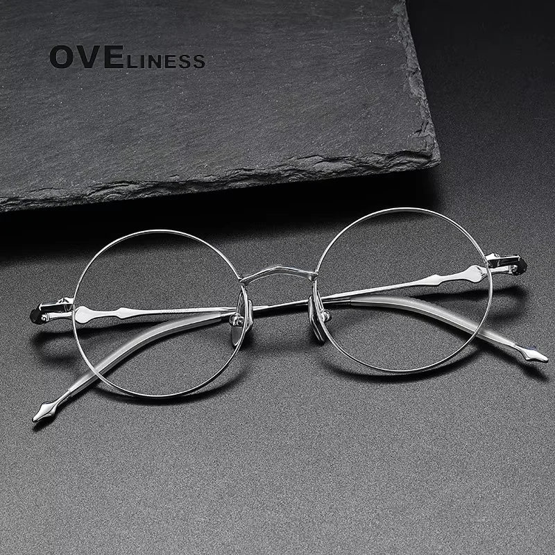 Oveliness Women's Full Rim Oval Round Titanium Eyeglasses 813019 Full Rim Oveliness