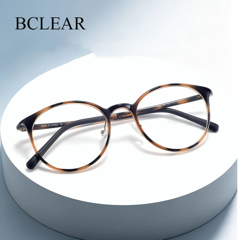 Bclear Women Full Rim Round TR90 Eyeglasses MY-1143