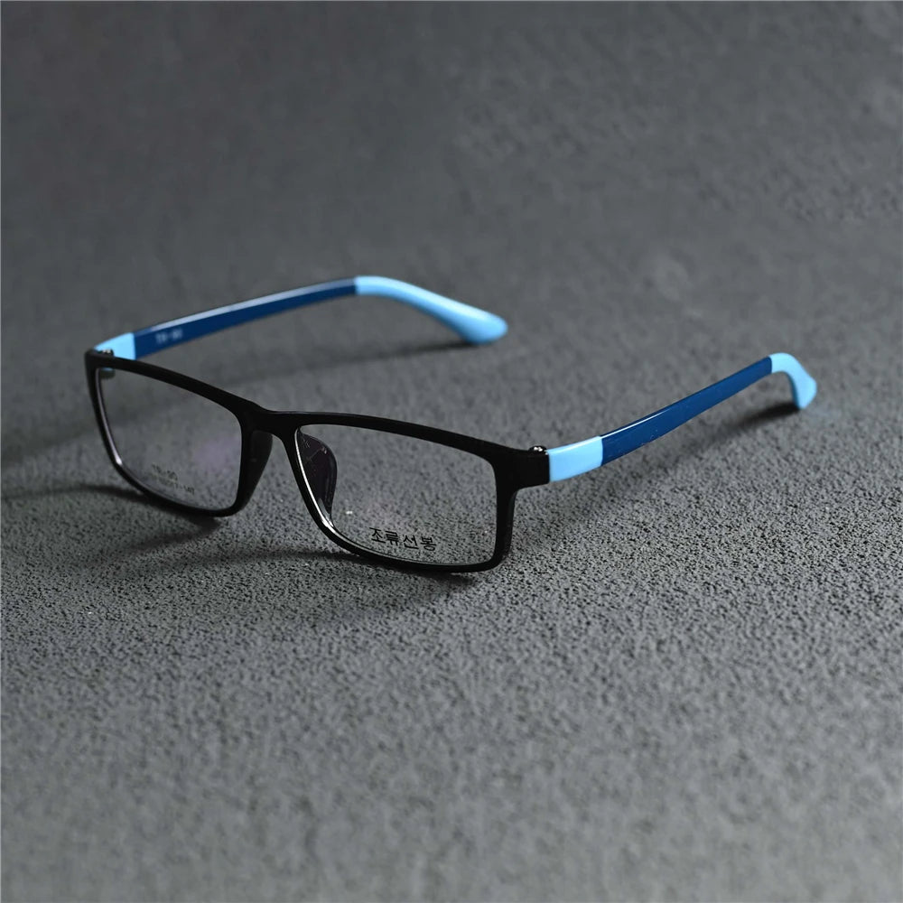 Cubojue Unisex Full Rim Big Square Tr 90 Titanium Reading Glasses 36160