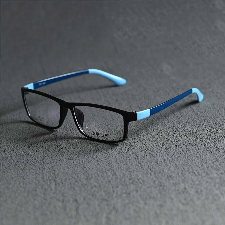 Cubojue Unisex Full Rim Big Square Tr 90 Titanium Reading Glasses 36160