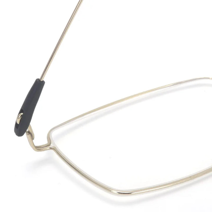 Muzz 2120 men's square alloy prescription eyeglasses — view 10