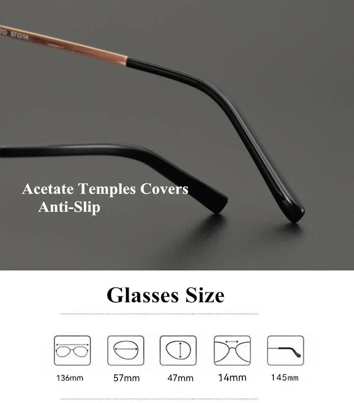 Black Mask Women's Full Rim Square Double Bridge Steel Eyeglasses 195136