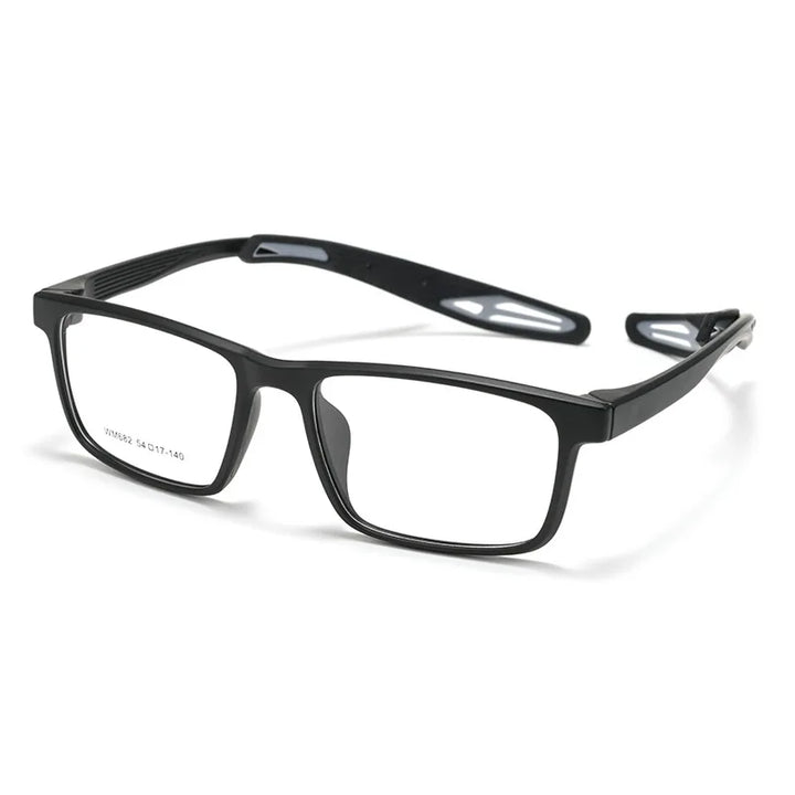 Yimaruili Unisex Full Rim Square Tr 90 Sport Eyeglasses 662682
