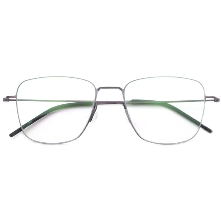 Aimee Unisex Full Rim Square Titanium Eyeglasses 5506 Full Rim Aimee   