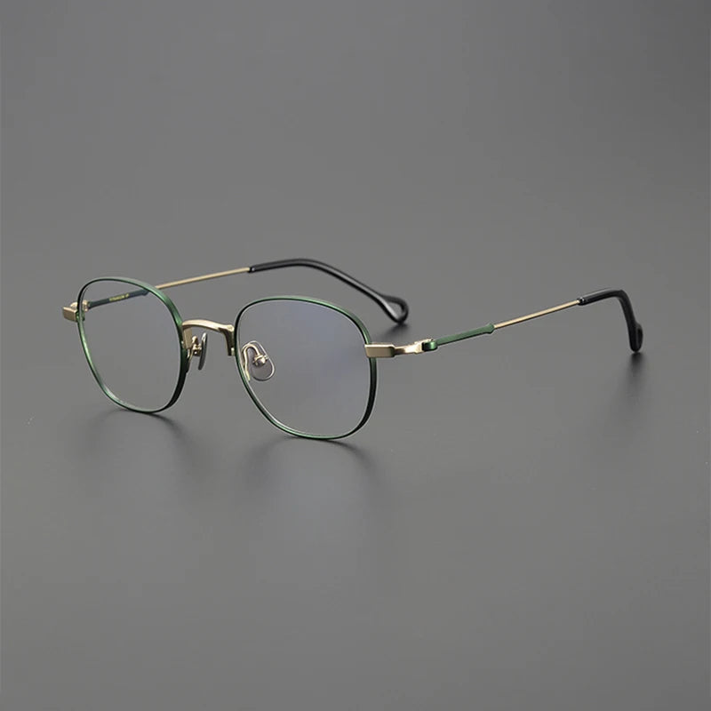 Nobler Unisex Full Rim Square Titanium Eyeglasses B0107 Full Rim Nobler C5  