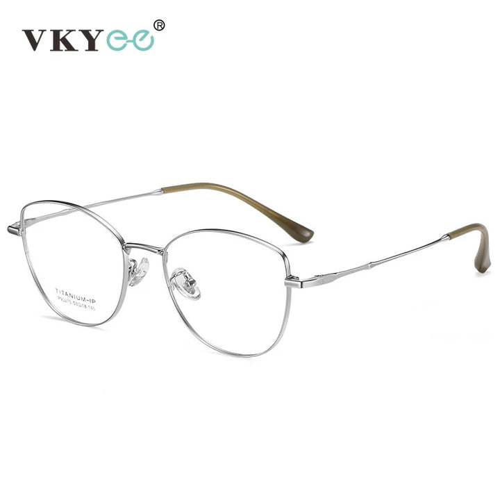 Vicky Women's Full Rim Oval Cat Eye Titanium Reading Glasses 690275