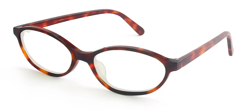 Esnbie Unisex Full Rim Oval Rectangle Acetate Eyeglasses 424078