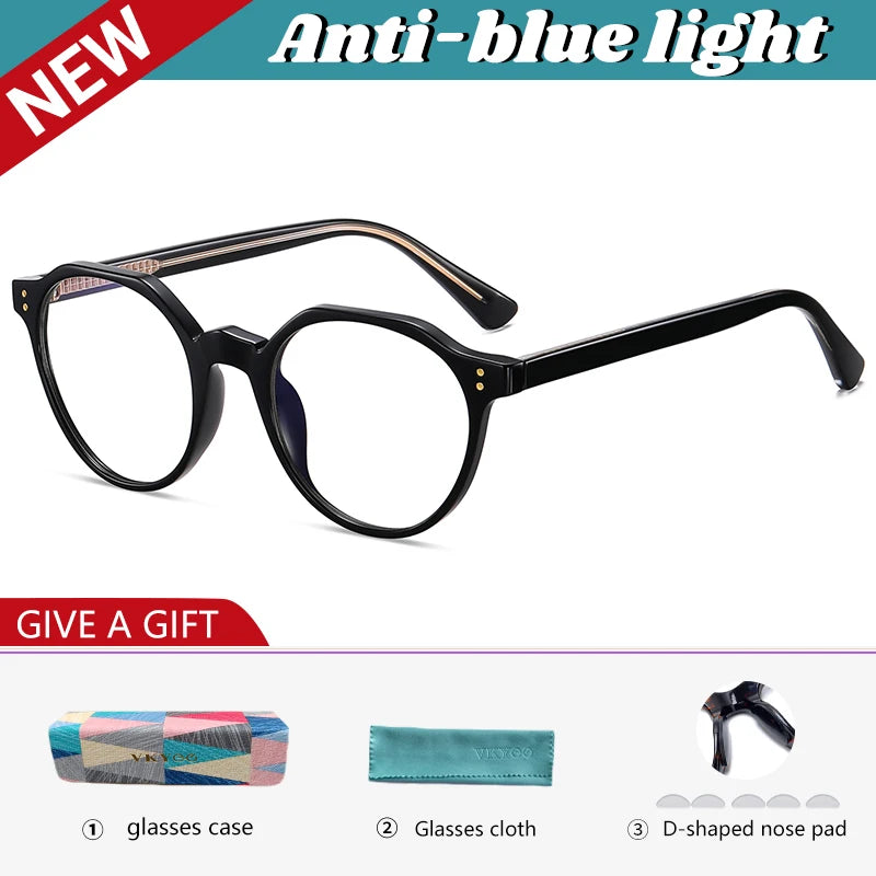 Vicky Women's Full Rim Flat Top Oval Tr 90 Titanium Reading Glasses 20849