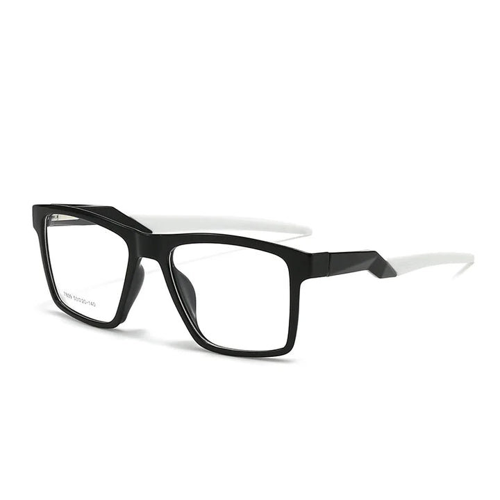 Muzz 78090 men's square ultra-light TR-90 prescription eyeglasses — view 4