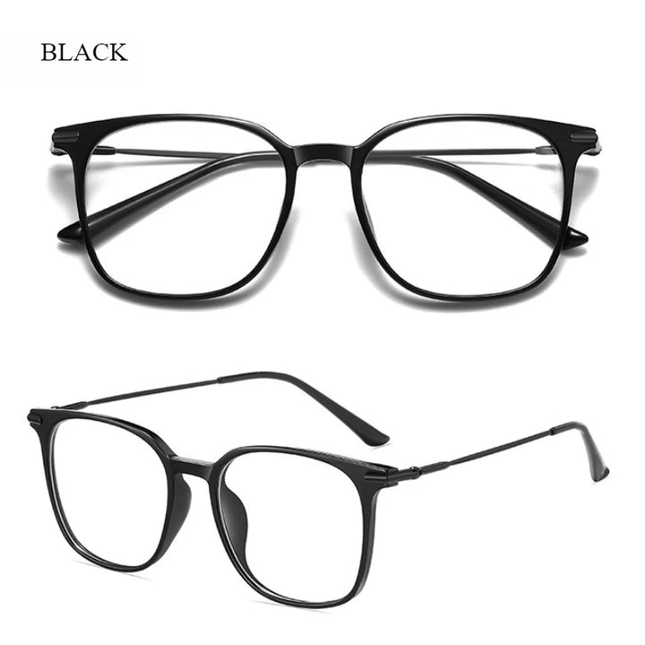 Meeshow Women's Full Rim Square Tr 90 Titanium Reading Glasses 69009