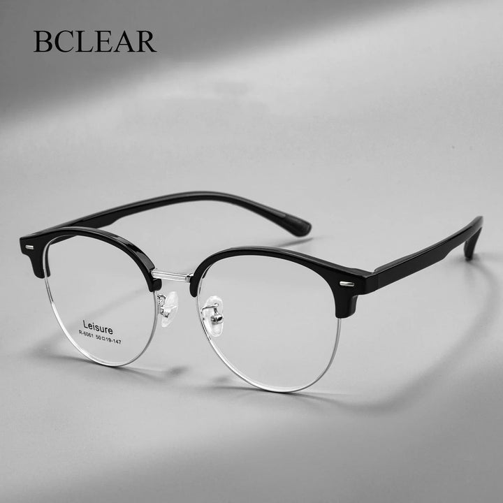 Bclear Unisex Semi Rim Browline TR90 Eyeglasses BSF-R6061ZF