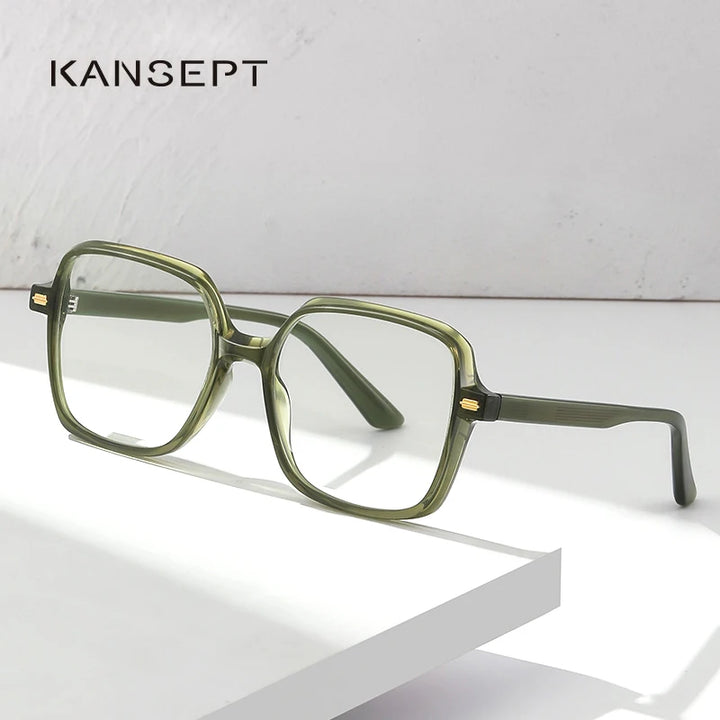 Kansept Women's Full Rim Square Tr 90 Acetate Reading Glasses K907 Reading Glasses Kansept   