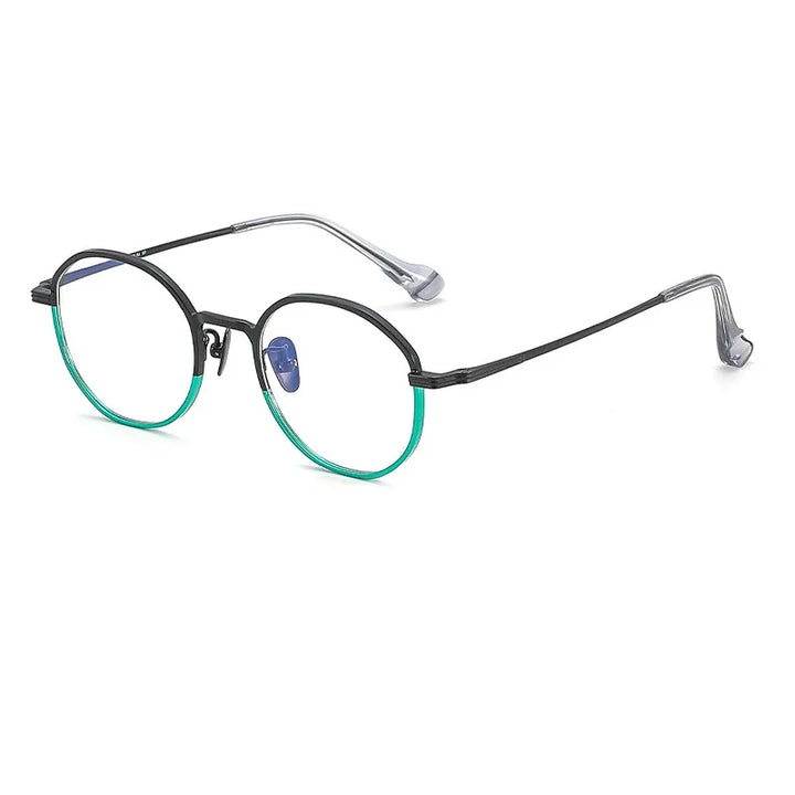 Aror Women's Full Rim Oval Round Titanium Eyeglasses 61012