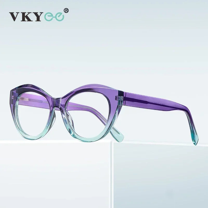 Vicky Womens Full Rim Cat Eye Round Reading Glasses Pfd2168 Reading Glasses Vicky   